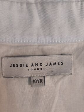 Jessie and James London Sleeveless Ruffle Front Dress Size 10 EUC
